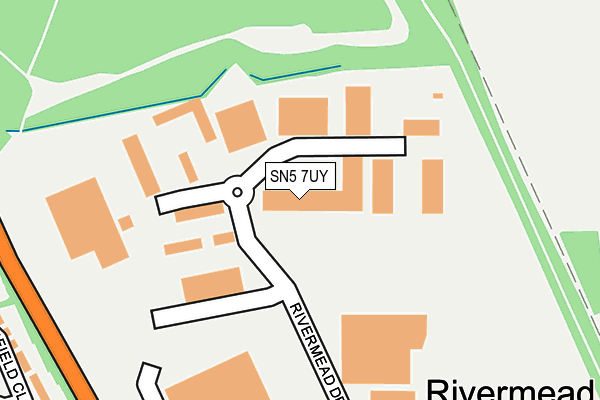 SN5 7UY map - OS OpenMap – Local (Ordnance Survey) SN5 7UY map - OS OpenMap – Local (Ordnance Survey)