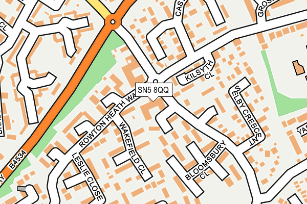 SN5 8QQ map - OS OpenMap – Local (Ordnance Survey) SN5 8QQ map - OS OpenMap – Local (Ordnance Survey)