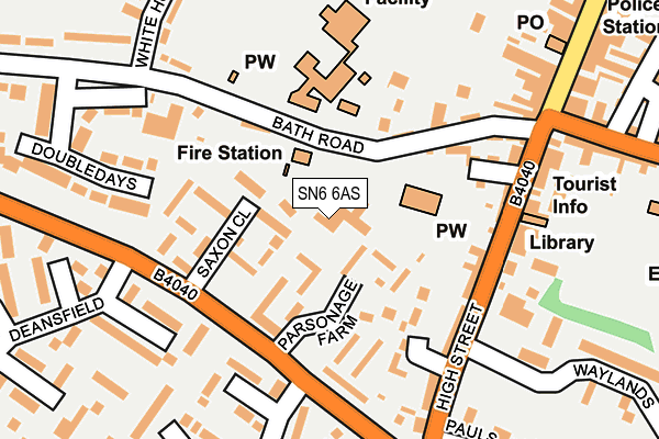 SN6 6AS map - OS OpenMap – Local (Ordnance Survey) SN6 6AS map - OS OpenMap – Local (Ordnance Survey)