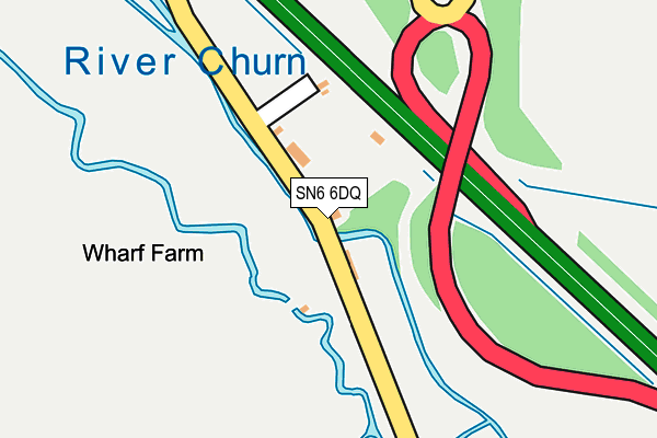 SN6 6DQ map - OS OpenMap – Local (Ordnance Survey) SN6 6DQ map - OS OpenMap – Local (Ordnance Survey)