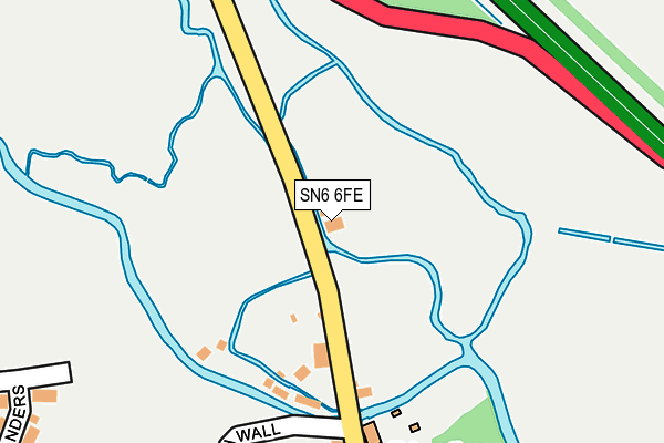 SN6 6FE map - OS OpenMap – Local (Ordnance Survey) SN6 6FE map - OS OpenMap – Local (Ordnance Survey)