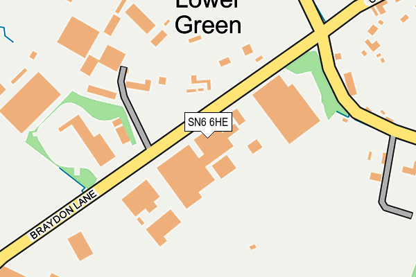 SN6 6HE map - OS OpenMap – Local (Ordnance Survey) SN6 6HE map - OS OpenMap – Local (Ordnance Survey)