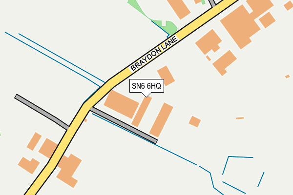 SN6 6HQ map - OS OpenMap – Local (Ordnance Survey)