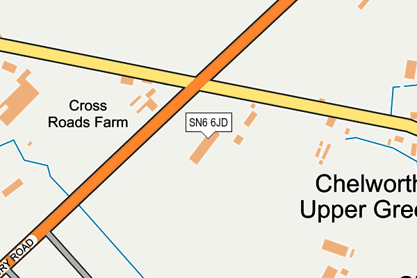 SN6 6JD map - OS OpenMap – Local (Ordnance Survey) SN6 6JD map - OS OpenMap – Local (Ordnance Survey)