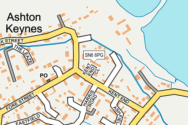 SN6 6PG map - OS OpenMap – Local (Ordnance Survey) SN6 6PG map - OS OpenMap – Local (Ordnance Survey)