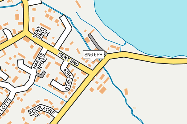 SN6 6PH map - OS OpenMap – Local (Ordnance Survey) SN6 6PH map - OS OpenMap – Local (Ordnance Survey)