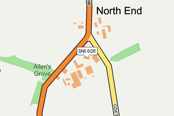 SN6 6QR map - OS OpenMap – Local (Ordnance Survey) SN6 6QR map - OS OpenMap – Local (Ordnance Survey)