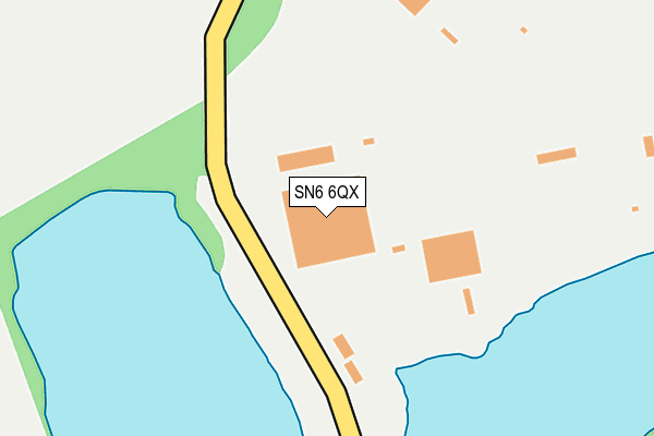 SN6 6QX map - OS OpenMap – Local (Ordnance Survey) SN6 6QX map - OS OpenMap – Local (Ordnance Survey)