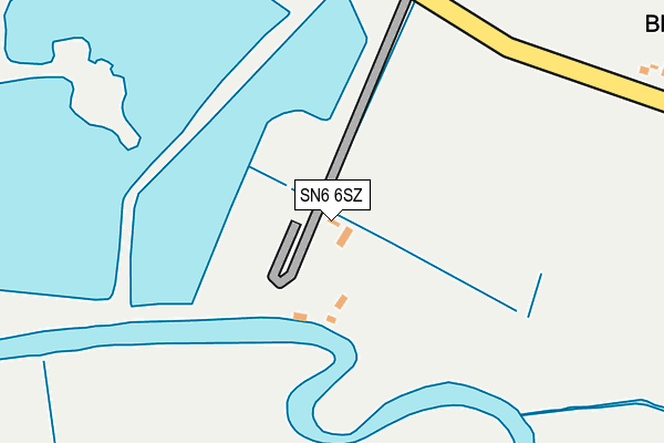 SN6 6SZ map - OS OpenMap – Local (Ordnance Survey) SN6 6SZ map - OS OpenMap – Local (Ordnance Survey)