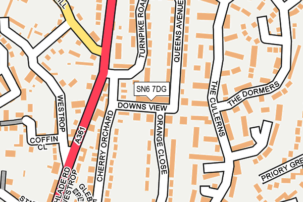 SN6 7DG map - OS OpenMap – Local (Ordnance Survey) SN6 7DG map - OS OpenMap – Local (Ordnance Survey)