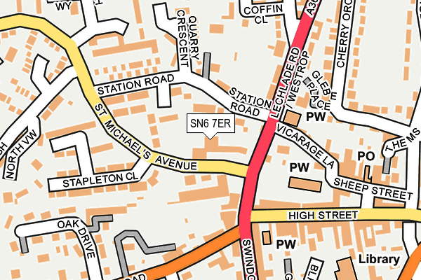 SN6 7ER map - OS OpenMap – Local (Ordnance Survey) SN6 7ER map - OS OpenMap – Local (Ordnance Survey)