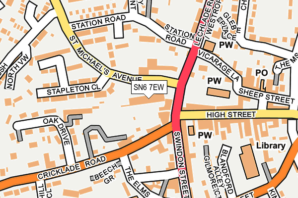 SN6 7EW map - OS OpenMap – Local (Ordnance Survey) SN6 7EW map - OS OpenMap – Local (Ordnance Survey)