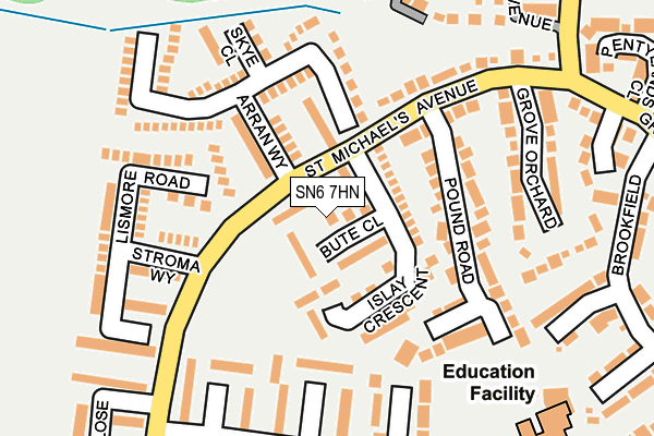 SN6 7HN map - OS OpenMap – Local (Ordnance Survey) SN6 7HN map - OS OpenMap – Local (Ordnance Survey)