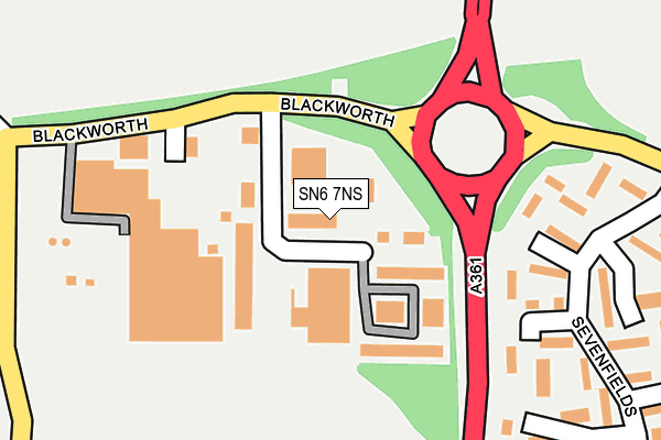 SN6 7NS map - OS OpenMap – Local (Ordnance Survey) SN6 7NS map - OS OpenMap – Local (Ordnance Survey)
