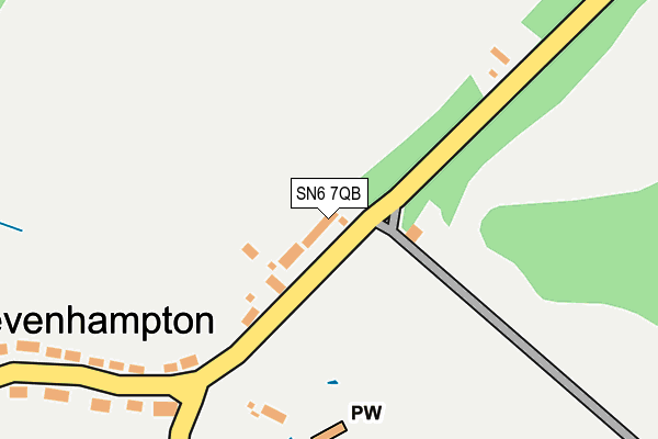 SN6 7QB map - OS OpenMap – Local (Ordnance Survey) SN6 7QB map - OS OpenMap – Local (Ordnance Survey)