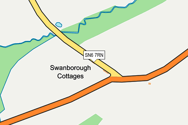 SN6 7RN map - OS OpenMap – Local (Ordnance Survey) SN6 7RN map - OS OpenMap – Local (Ordnance Survey)