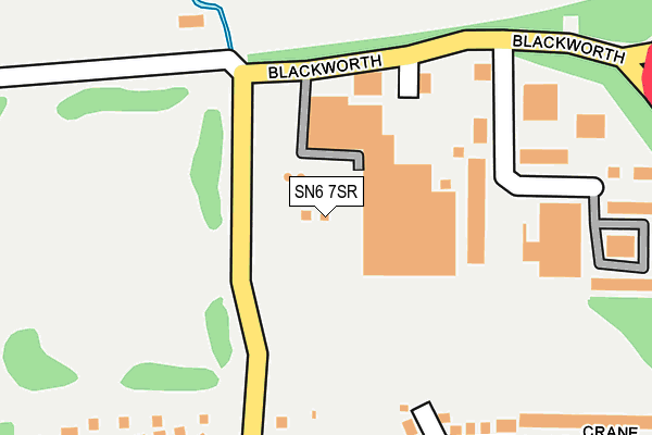 SN6 7SR map - OS OpenMap – Local (Ordnance Survey) SN6 7SR map - OS OpenMap – Local (Ordnance Survey)