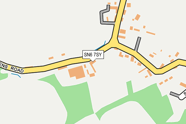 SN6 7SY map - OS OpenMap – Local (Ordnance Survey) SN6 7SY map - OS OpenMap – Local (Ordnance Survey)
