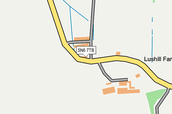SN6 7TB map - OS OpenMap – Local (Ordnance Survey) SN6 7TB map - OS OpenMap – Local (Ordnance Survey)