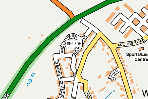 SN6 8DH map - OS OpenMap – Local (Ordnance Survey) SN6 8DH map - OS OpenMap – Local (Ordnance Survey)