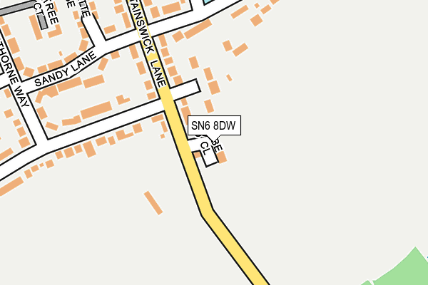 SN6 8DW map - OS OpenMap – Local (Ordnance Survey) SN6 8DW map - OS OpenMap – Local (Ordnance Survey)