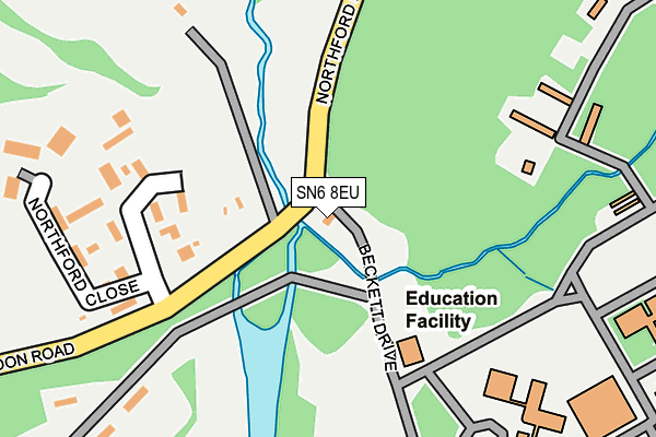 SN6 8EU map - OS OpenMap – Local (Ordnance Survey) SN6 8EU map - OS OpenMap – Local (Ordnance Survey)