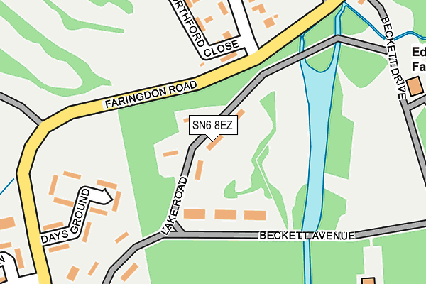 SN6 8EZ map - OS OpenMap – Local (Ordnance Survey) SN6 8EZ map - OS OpenMap – Local (Ordnance Survey)