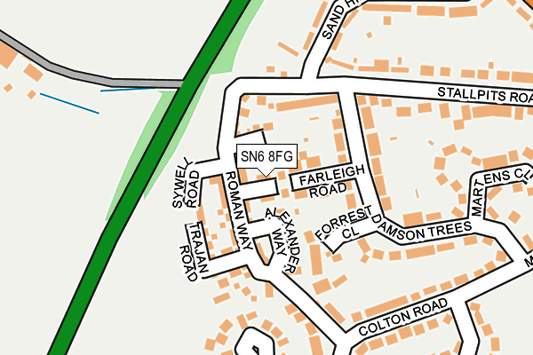 SN6 8FG map - OS OpenMap – Local (Ordnance Survey) SN6 8FG map - OS OpenMap – Local (Ordnance Survey)
