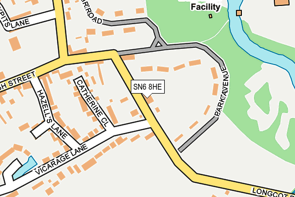 SN6 8HE map - OS OpenMap – Local (Ordnance Survey) SN6 8HE map - OS OpenMap – Local (Ordnance Survey)