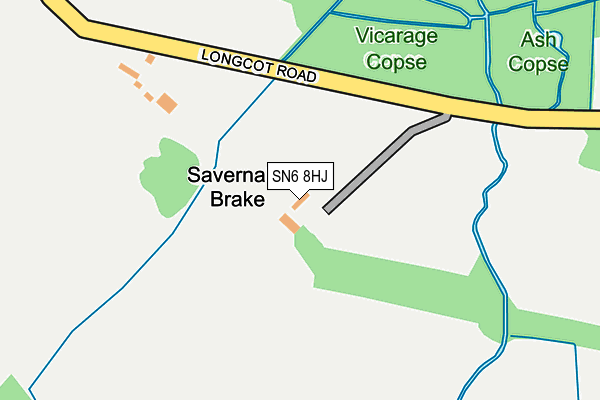 SN6 8HJ map - OS OpenMap – Local (Ordnance Survey) SN6 8HJ map - OS OpenMap – Local (Ordnance Survey)
