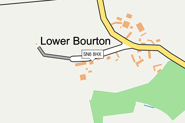SN6 8HX map - OS OpenMap – Local (Ordnance Survey) SN6 8HX map - OS OpenMap – Local (Ordnance Survey)