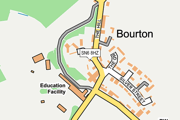 SN6 8HZ map - OS OpenMap – Local (Ordnance Survey) SN6 8HZ map - OS OpenMap – Local (Ordnance Survey)