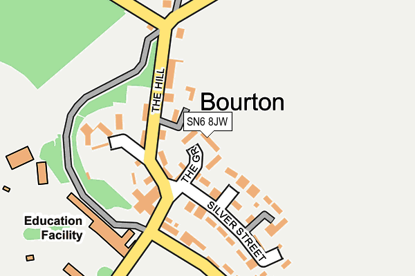 SN6 8JW map - OS OpenMap – Local (Ordnance Survey) SN6 8JW map - OS OpenMap – Local (Ordnance Survey)