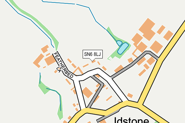 SN6 8LJ map - OS OpenMap – Local (Ordnance Survey) SN6 8LJ map - OS OpenMap – Local (Ordnance Survey)