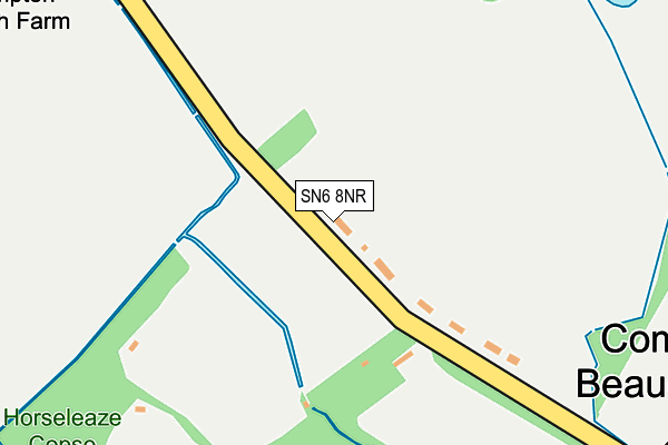 SN6 8NR map - OS OpenMap – Local (Ordnance Survey) SN6 8NR map - OS OpenMap – Local (Ordnance Survey)