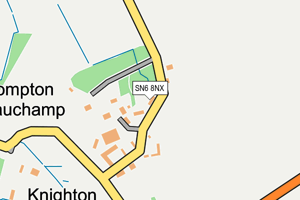SN6 8NX map - OS OpenMap – Local (Ordnance Survey) SN6 8NX map - OS OpenMap – Local (Ordnance Survey)