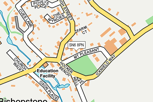 SN6 8PN map - OS OpenMap – Local (Ordnance Survey) SN6 8PN map - OS OpenMap – Local (Ordnance Survey)