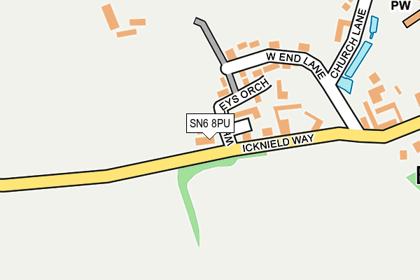 SN6 8PU map - OS OpenMap – Local (Ordnance Survey) SN6 8PU map - OS OpenMap – Local (Ordnance Survey)