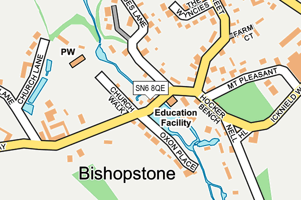 SN6 8QE map - OS OpenMap – Local (Ordnance Survey) SN6 8QE map - OS OpenMap – Local (Ordnance Survey)