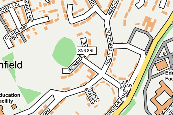 SN6 8RL map - OS OpenMap – Local (Ordnance Survey) SN6 8RL map - OS OpenMap – Local (Ordnance Survey)