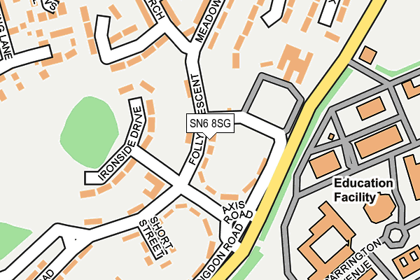 SN6 8SG map - OS OpenMap – Local (Ordnance Survey) SN6 8SG map - OS OpenMap – Local (Ordnance Survey)