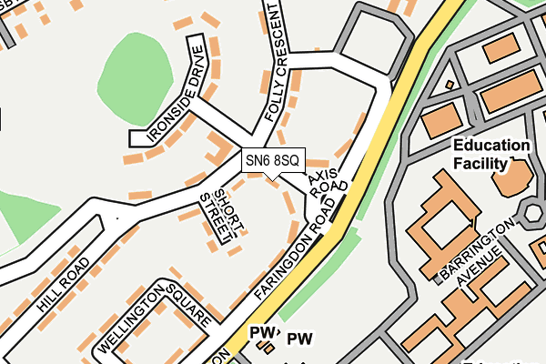 SN6 8SQ map - OS OpenMap – Local (Ordnance Survey) SN6 8SQ map - OS OpenMap – Local (Ordnance Survey)