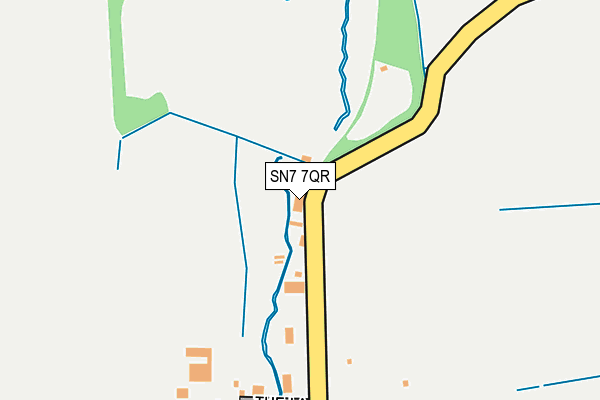 SN7 7QR map - OS OpenMap – Local (Ordnance Survey) SN7 7QR map - OS OpenMap – Local (Ordnance Survey)