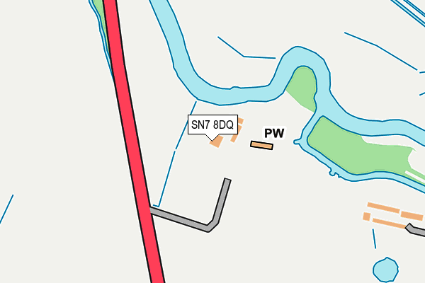 SN7 8DQ map - OS OpenMap – Local (Ordnance Survey) SN7 8DQ map - OS OpenMap – Local (Ordnance Survey)