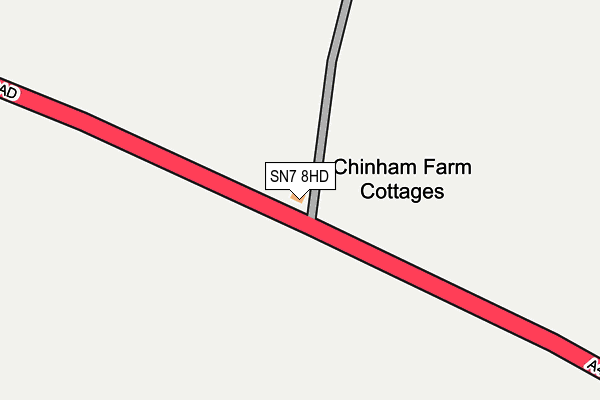 SN7 8HD map - OS OpenMap – Local (Ordnance Survey) SN7 8HD map - OS OpenMap – Local (Ordnance Survey)