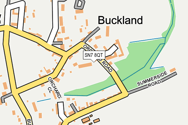 SN7 8QT map - OS OpenMap – Local (Ordnance Survey) SN7 8QT map - OS OpenMap – Local (Ordnance Survey)