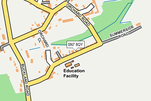 SN7 8QY map - OS OpenMap – Local (Ordnance Survey) SN7 8QY map - OS OpenMap – Local (Ordnance Survey)