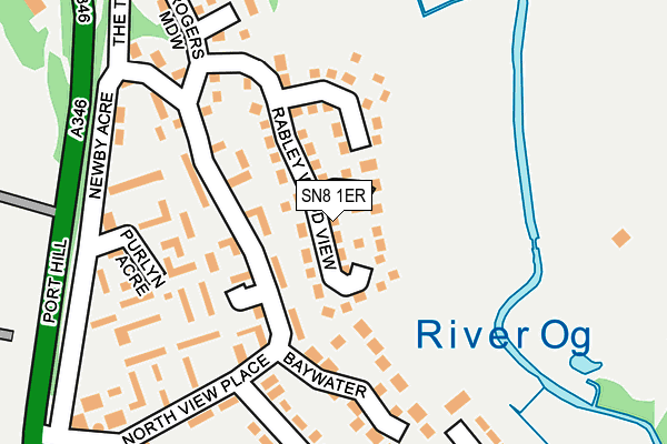 SN8 1ER map - OS OpenMap – Local (Ordnance Survey) SN8 1ER map - OS OpenMap – Local (Ordnance Survey)