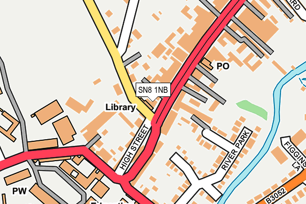 SN8 1NB map - OS OpenMap – Local (Ordnance Survey) SN8 1NB map - OS OpenMap – Local (Ordnance Survey)