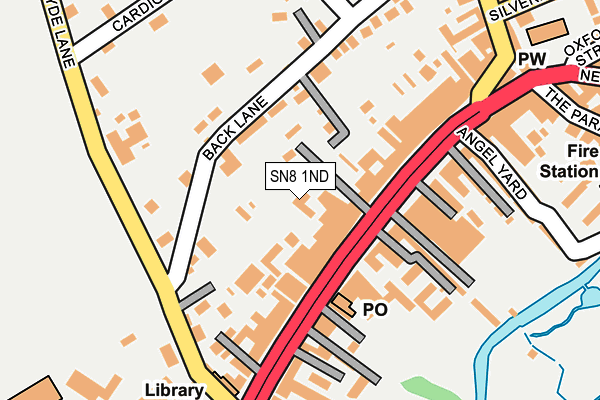 SN8 1ND map - OS OpenMap – Local (Ordnance Survey) SN8 1ND map - OS OpenMap – Local (Ordnance Survey)